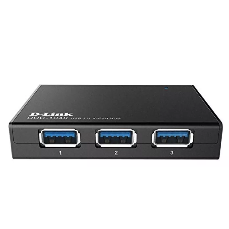 Hub USB D-Link DUB-1340 preto