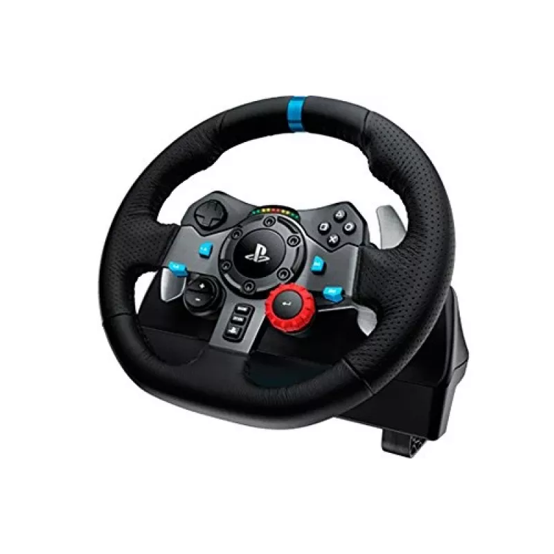 Logitech G920 Driving Force volante de corrida com pedais para Xbox One e PC, USB, preto (941-000123)