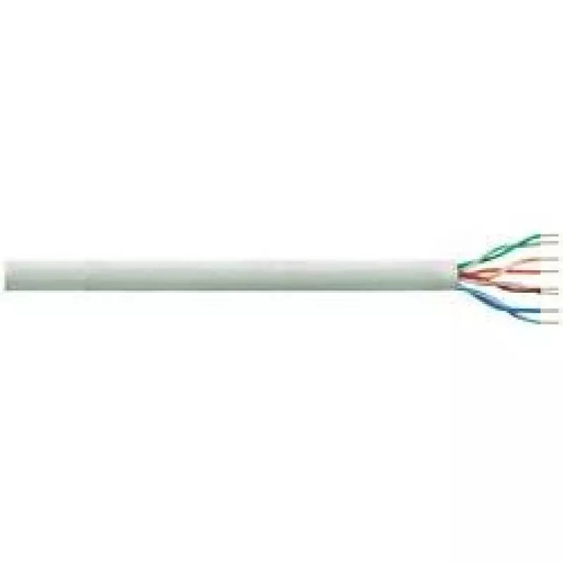 LogiLink CPV0014 cabo a granel Cat.5e U/UTP, 100 m, cinzento
