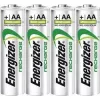 Pilhas recarregáveis NiMH Energizer ACCU Recharge Power Plus AA 2000mAh pack de 4