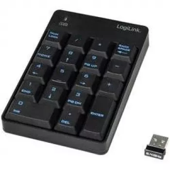 LogiLink ID0120 Teclado numérico sem fios com 18 teclas