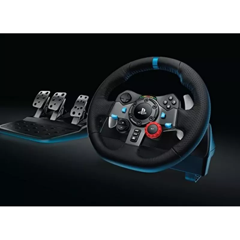 Volante Logitech G G29 + pedais PlayStation 3, PlayStation 4 analógico USB 2.0 preto