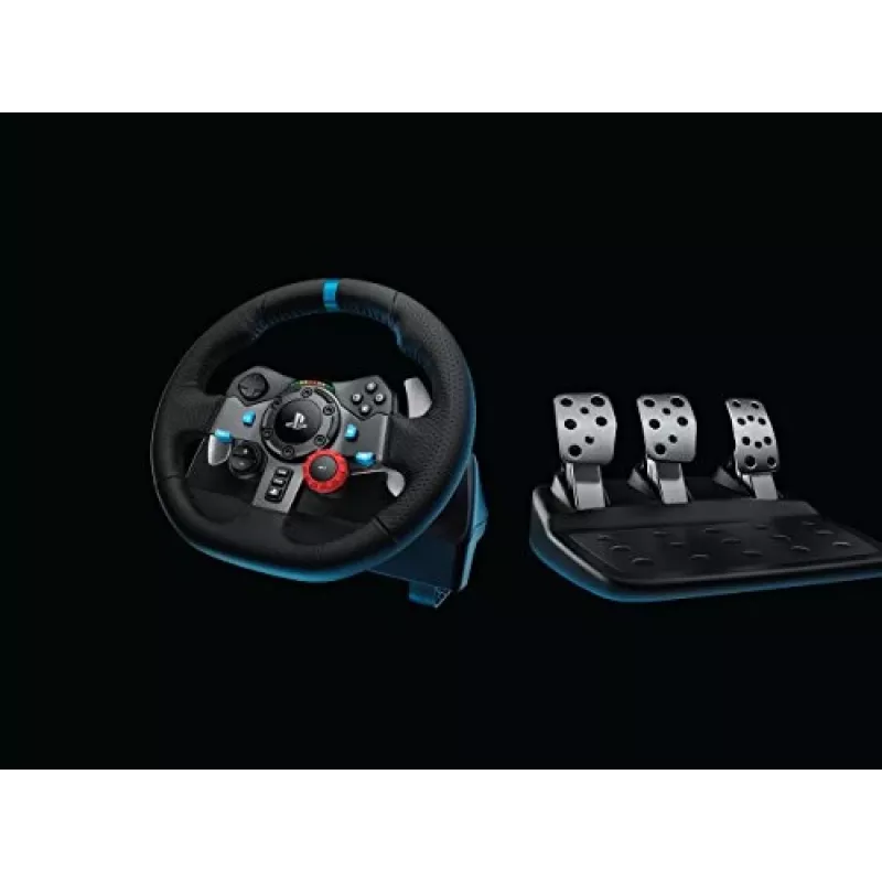 Volante Logitech G G29 + pedais PlayStation 3, PlayStation 4 analógico USB 2.0 preto