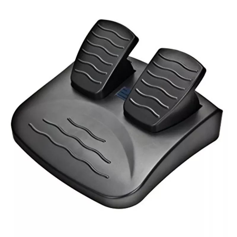 Volante ESPERANZA EG103 Comando de jogos — PC/PS2/PS3, 13 botões, vibração, sensor de aceleração, preto/vermelho