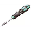 Wera Conjunto de 6 peças KK28 Kraftform compacto com pontas e chaves de fendas