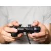 Comando de jogos ESPERANZA EG102 com fios USB 2.0, suporte para PC/PlayStation 3, D-pad, vibração, preto
