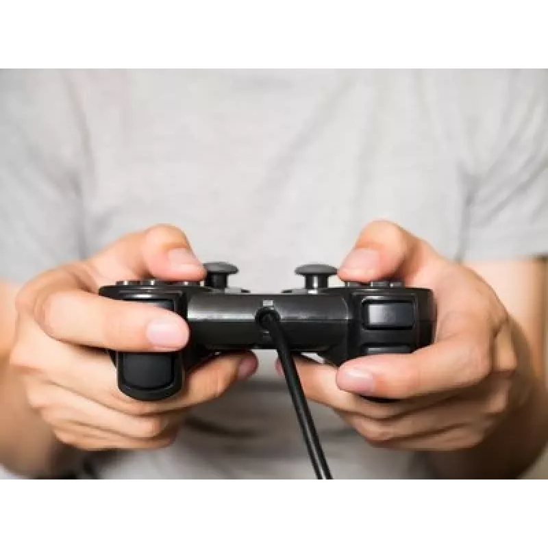 Comando de jogos ESPERANZA EG102 com fios USB 2.0, suporte para PC/PlayStation 3, D-pad, vibração, preto