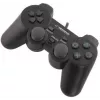 Comando de jogos ESPERANZA EG102 com fios USB 2.0, suporte para PC/PlayStation 3, D-pad, vibração, preto