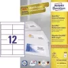 Avery 3659 etiquetas autoadesivas retangulares permanente branco 1200 peças