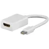 Goobay cabo adaptador Mini DisplayPort para HDMI 1.1, 0,1 m, branco (51729)