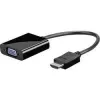 Wentronic Goobay adaptador HDMI / VGA [1x ficha HDMI - 1x conector fêmea VGA, conector fêmea jack 3.5 mm] preto Goobay (68793)