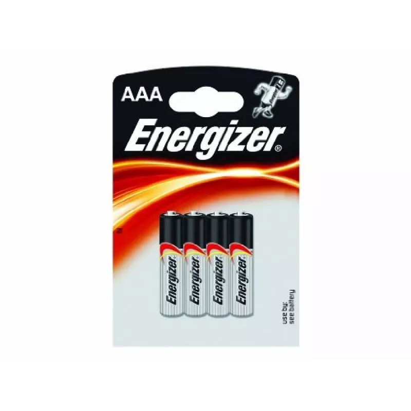ENERGIZER PILHA ALCALINA POWER AAA LR03 4 UNID.