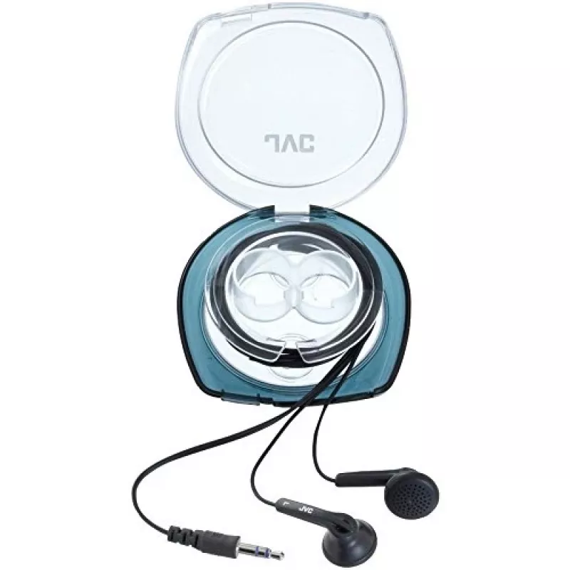 Auscultadores JVC Ear Bud Headphone Com Fios In-Ear Música Preto