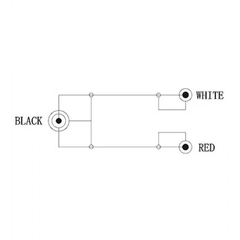 Cabo de áudio 3,5 mm > RCA estéreo (preto, 1,5 metros)