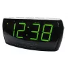 Rádio-despertador Adler AD 1121 — rádio-despertador, sintonizador FM/AM, visor LED, backup a pilhas, preto