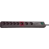 Brennenstuhl 1159490936 Cabo de extensão 3 m 8 tomadas AC antracite