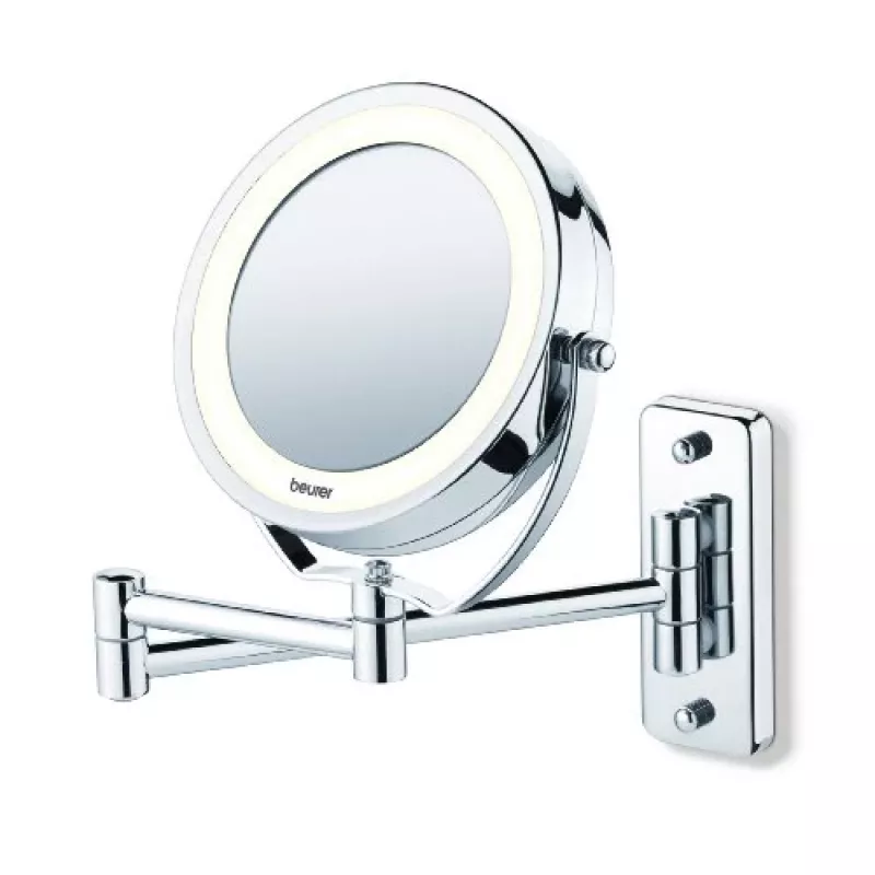 Espelho de maquilhagem iluminado Beurer BS59 diâmetro 11 cm prateado