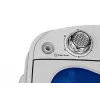 Adler AD 8051 máquina de lavar roupa de carga superior 3 kg com centrifugação, semiautomática, largura 38 cm, profundidade 37 cm, branco/azul