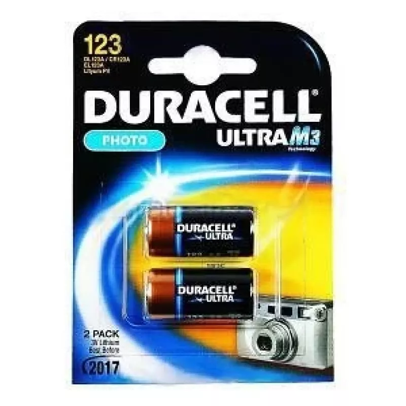Duracell Ultra 123 BG2 pilha descartável CR123A lítio