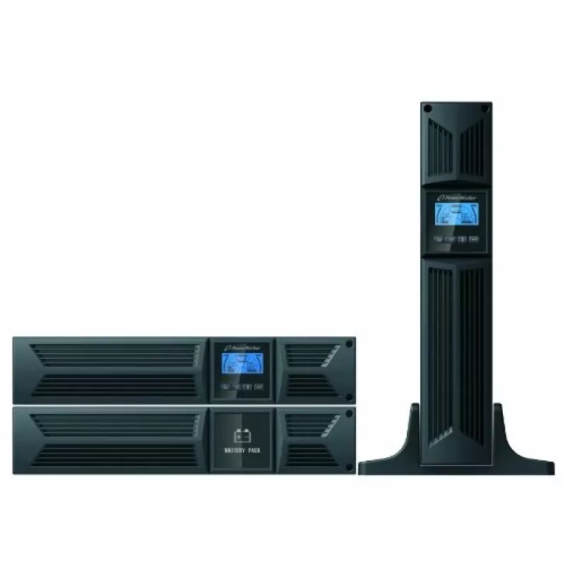 PowerWalker VI 1500RT LCD UPS 1,5 kVA 1350 W 8 tomadas