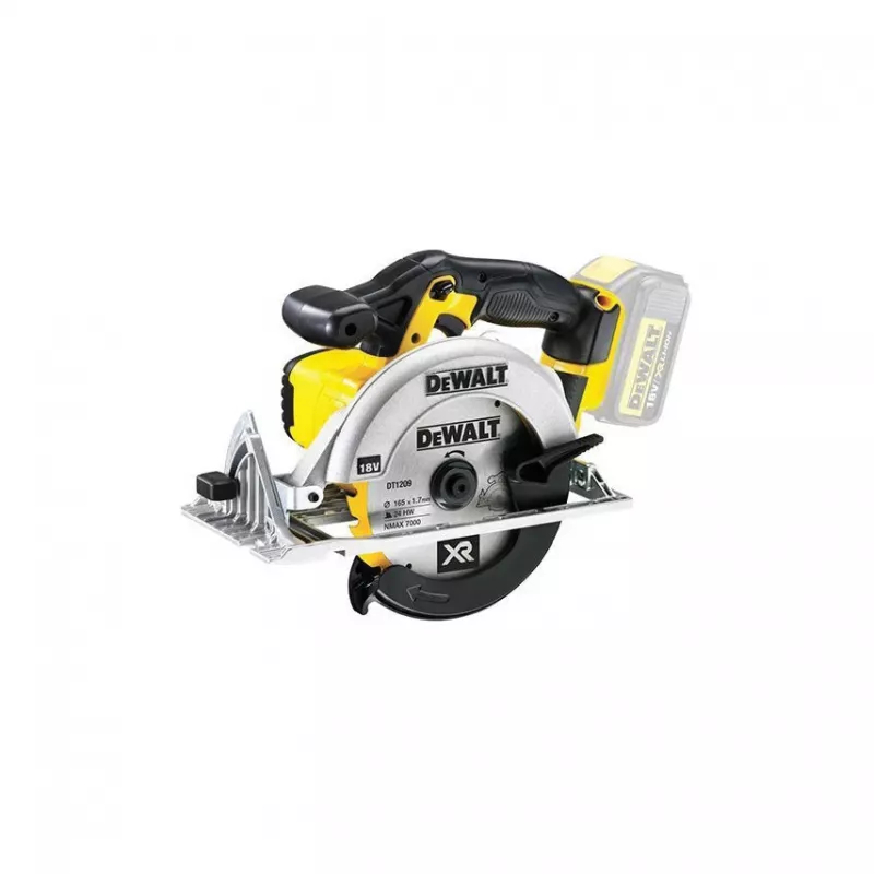 Serra circular manual DeWalt DCS391N — 18V, 3700 rpm, diâmetro da lâmina 165 mm, profundidade de corte a 90° 55 mm, peso 3,2 kg