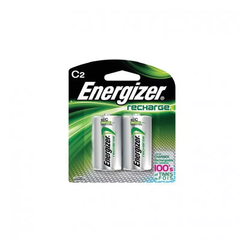 Pilhas recarregáveis NiMH Energizer ACCU Power Plus C, 2500 mAh, pack de 2