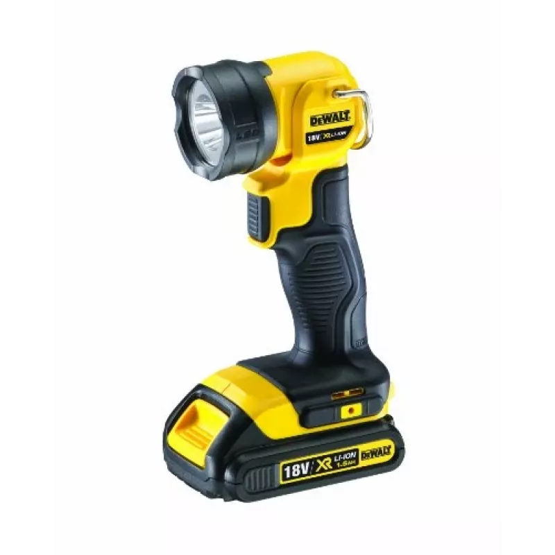 Lanterna LED articulada a bateria Dewalt 18V XR Li-Ion - unidade base
