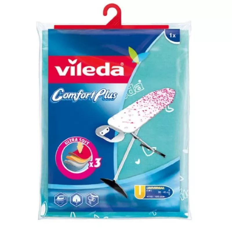Funda de tábua de passar Vileda Comfort Plus, sortido