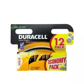 Pilha doméstica Duracell descartável AAA alcalina