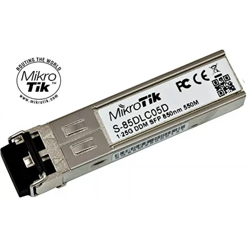 Mikrotik S-85DLC05D módulo transceptor de rede 1250 Mbit/s SFP 850 nm (S-85DLC05D)
