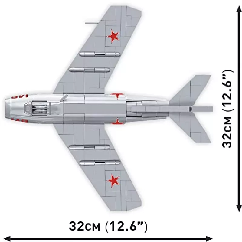 COBI Historical Collection Guerra da Coreia MIG-15 Código NATO Fagot Jato soviético