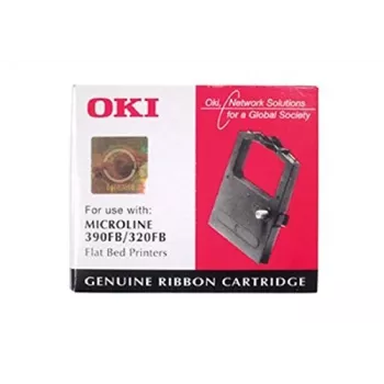 Fita de tecido Oki Microline 3410 preta 09002308 OK3410