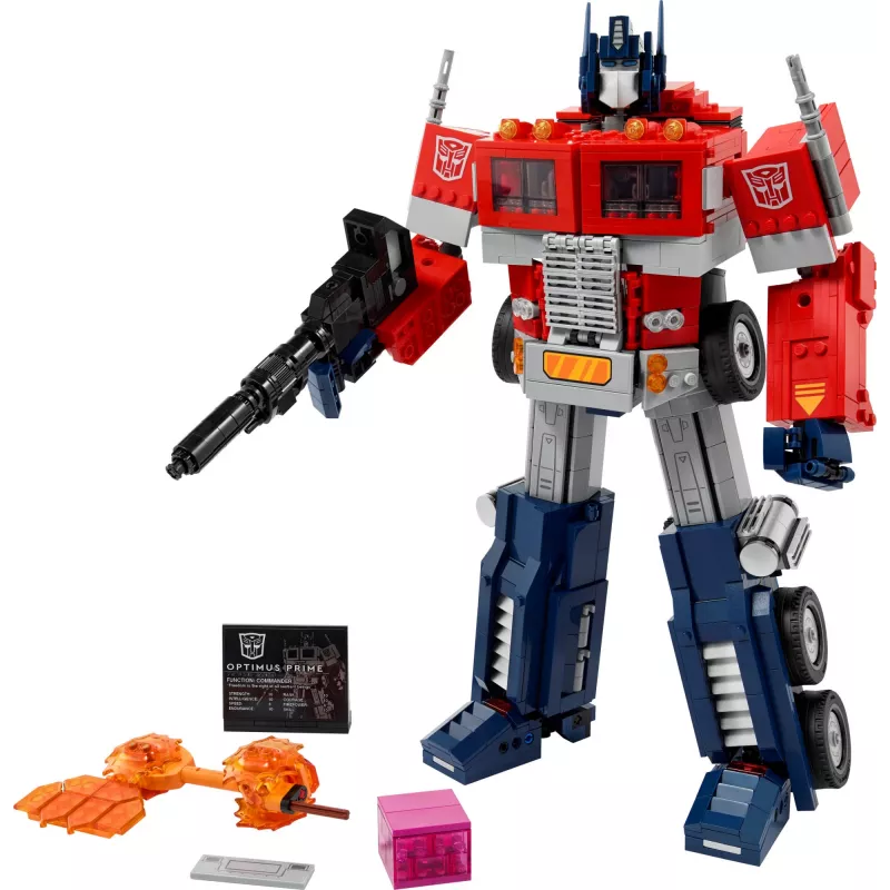 LEGO® 10302 Icons Optimus Prime, conjunto de modelo robô Transformers