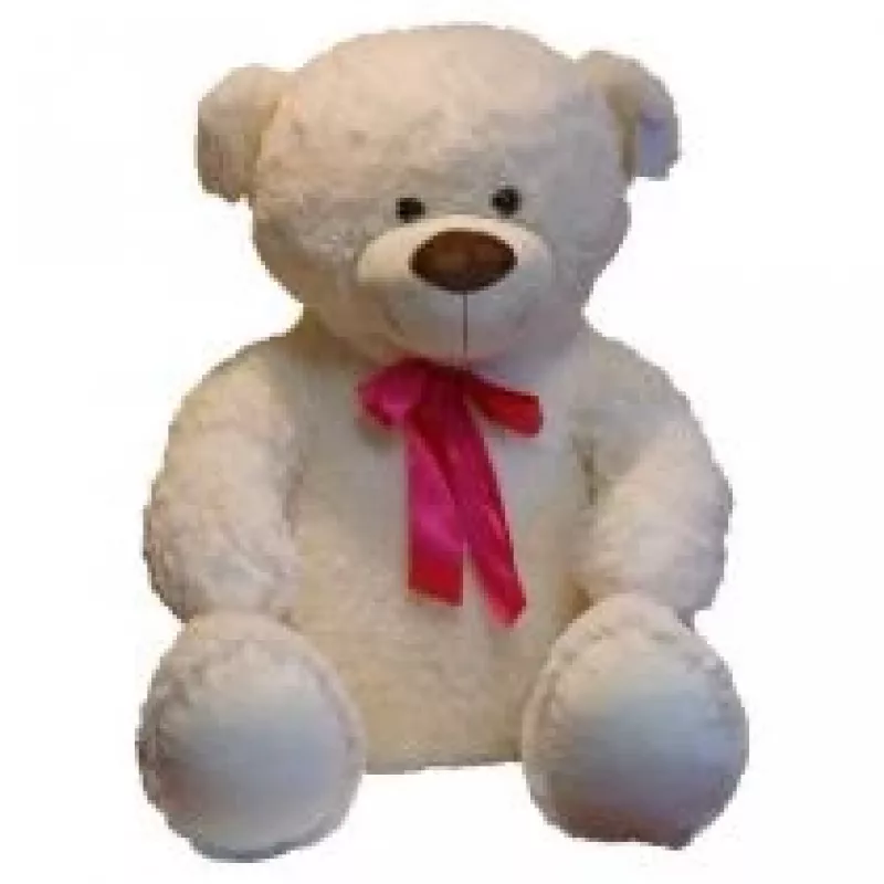Peluche urso de peluche TULILO Norbert 75 cm, peluche cor creme