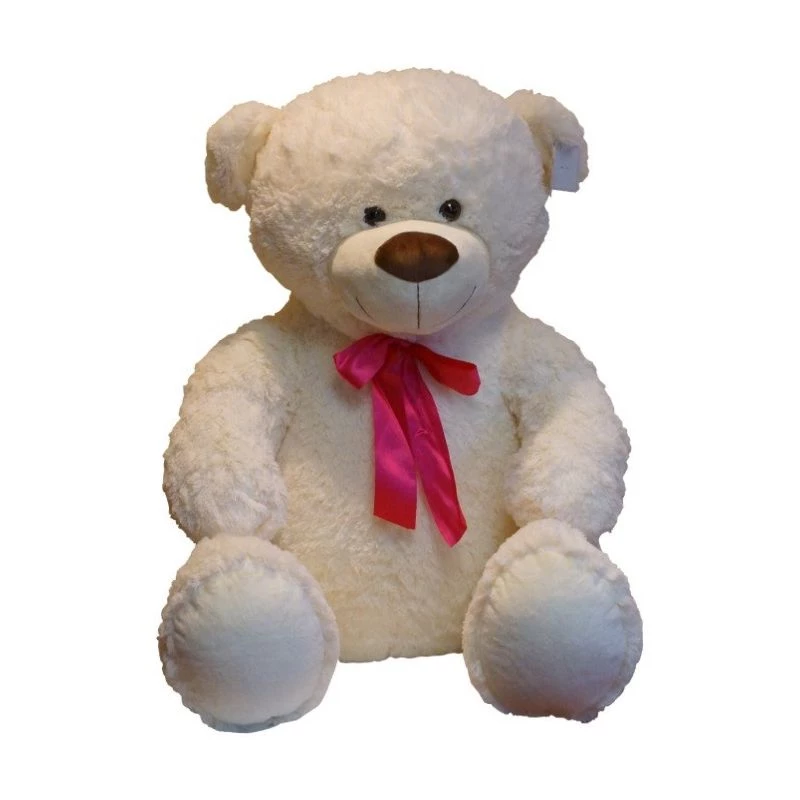 Peluche urso de peluche TULILO Norbert 75 cm, peluche cor creme