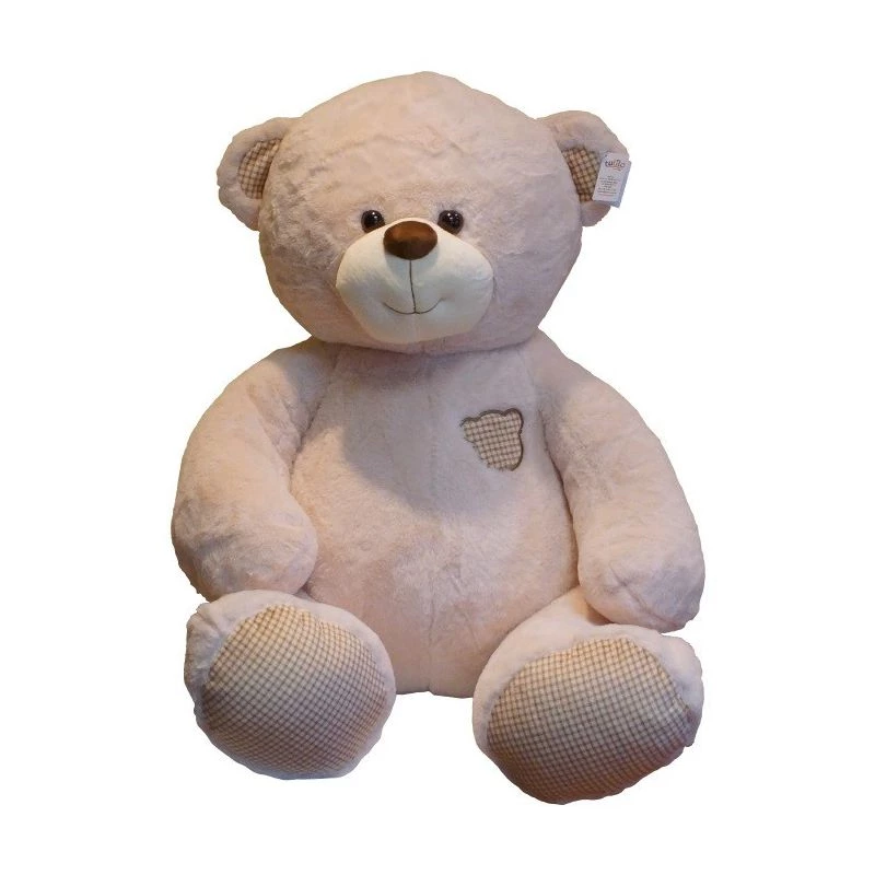Urso de peluche TULILO Oktawian 75 cm creme – peluche, 75 cm de altura, cor creme