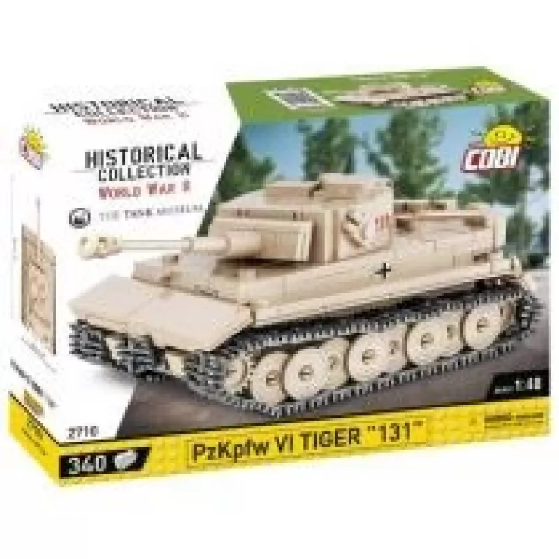 Cobi Escala 1:48 PzKpfw VI Tiger 131 Kit de montagem