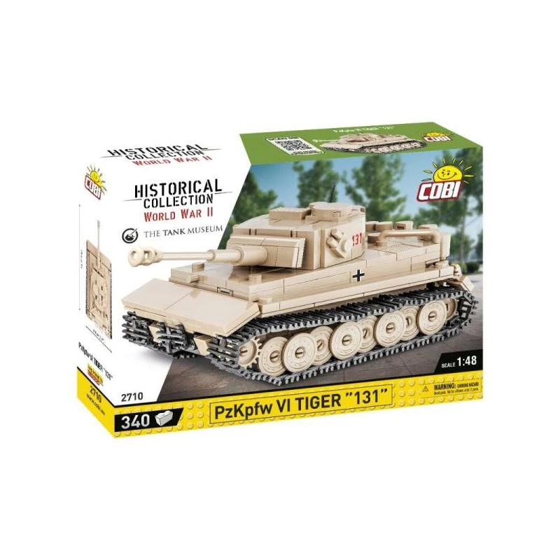 Cobi Escala 1:48 PzKpfw VI Tiger 131 Kit de montagem