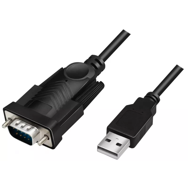 Cabo serial LogiLink AU0048A preto 1,5 m USB A DB-9