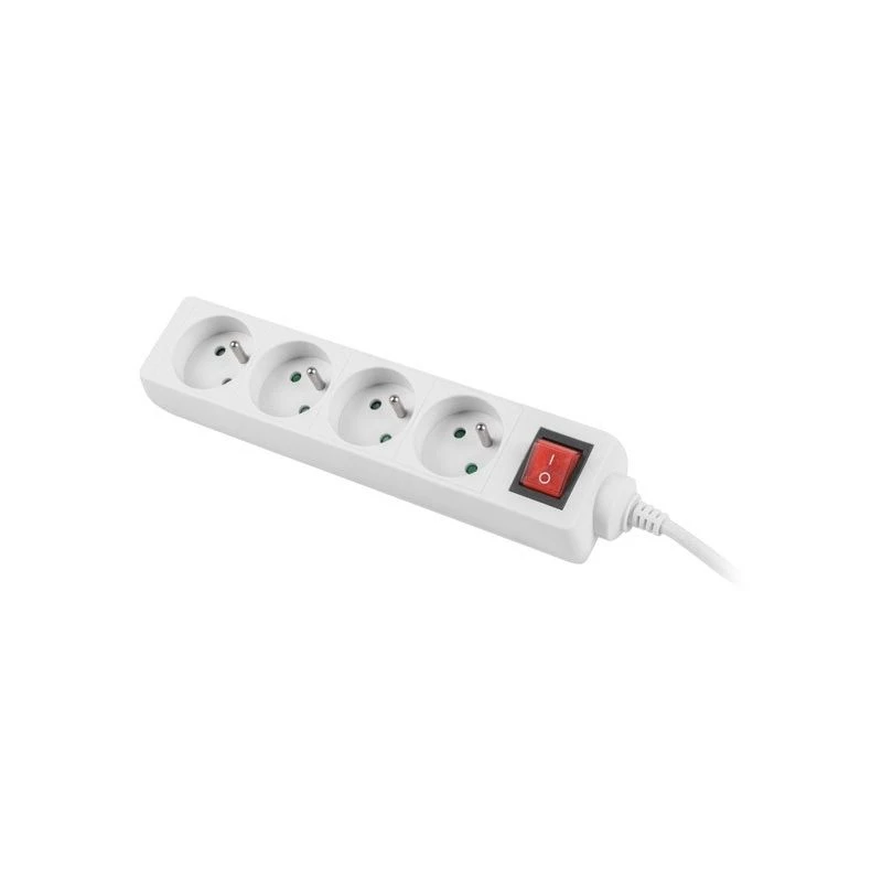Régua de tomadas Lanberg PS1-04E-0150-W 1,5 m 4 tomadas AC interior branco