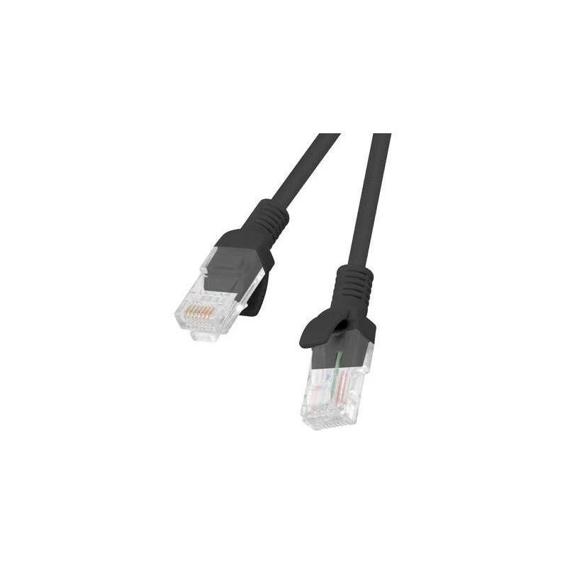 Cabo de rede Lanberg PCU5-10CC-1000-BK preto 10 m Cat5e U/UTP (UTP) (PCU5-10CC-1000-BK)