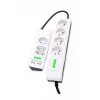 OFFICE PLUS 7 tomadas 250 V branco (T/LZ06-OFP018/0000) - Ever
