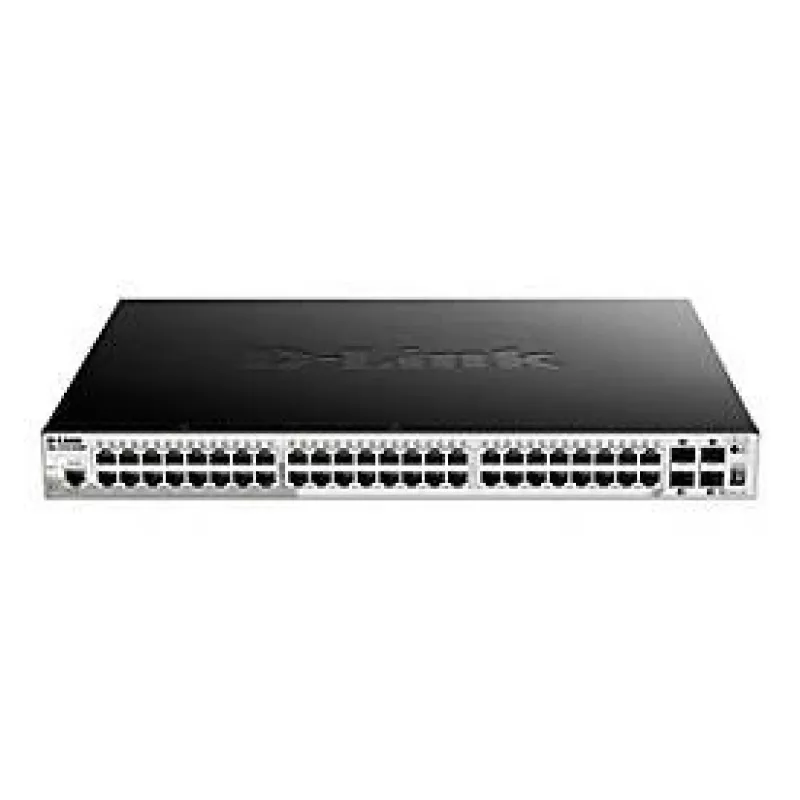 D-Link Switch Smart Managed Gigabit Stackable POE de 52 portas incluindo 4 x 10G SFP+