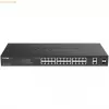 D-Link DGS-1100-26MPV2/E switch de rede Managed L2 Gigabit Ethernet (10/100/1000) Power over Ethernet (PoE) preto