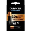 Pilhas Duracell Optimum AA LR6 blister 4 unidades