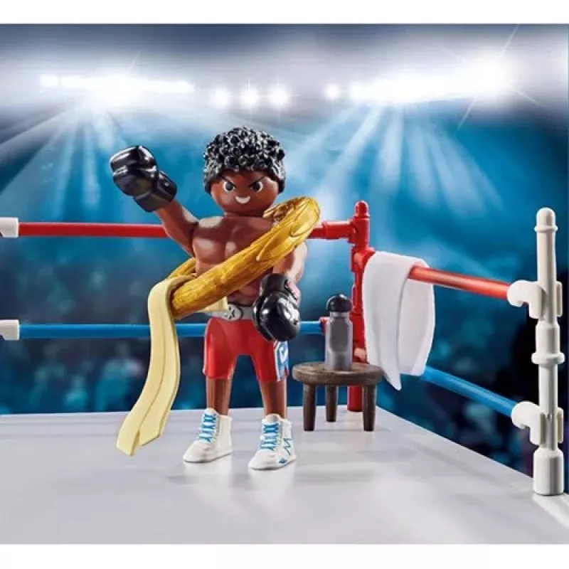 Playmobil Boxchampion conjunto de blocos figura de ação