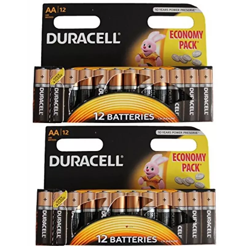 Pilha doméstica Duracell descartável AA alcalina