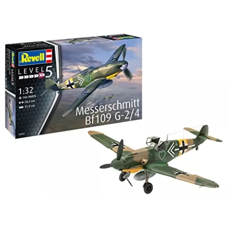 Modelo em plástico Messerschmitt BF 109G-2/4 1/32