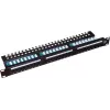 Alantec PK013 patch panel 19" 1U, 24x RJ-45, Cat5e UTP, LSA, com prateleira, preto