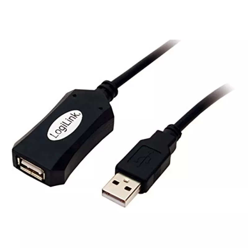 Cabo repetidor USB 2.0 LogiLink - 5,0 m cabo USB 5 m USB A